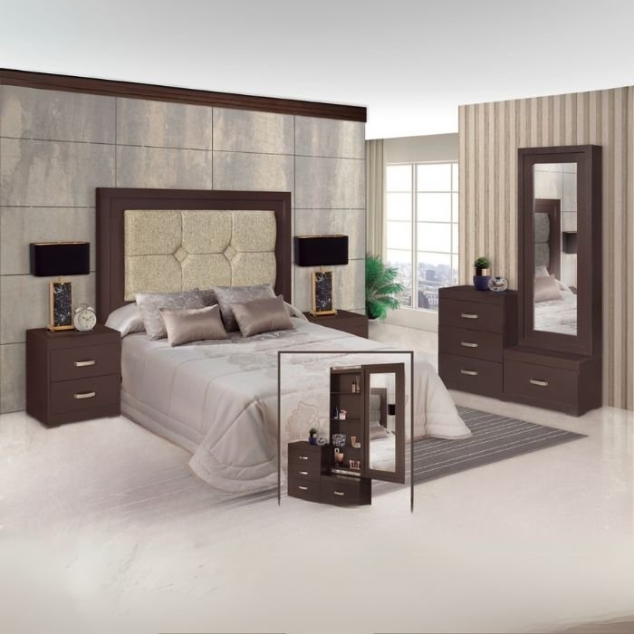 RECAMARA VELAZQUEZ MAT VICTORIA PLUS PINO MALIBU OSLO AVELLANA