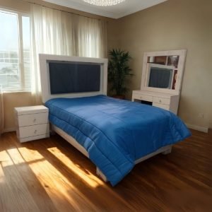 RECAMARA ARJOVIC YENI QUEEN BLANCA TAPIZ GRIS