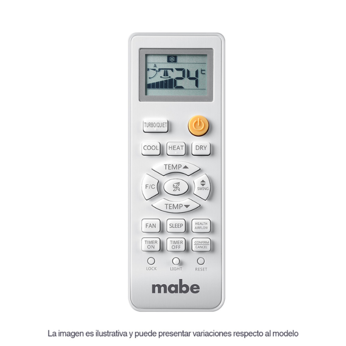 AIRE ACONDICIONADO MABE FRIO/CALOR MMT12HABWCAME2 - Image 4