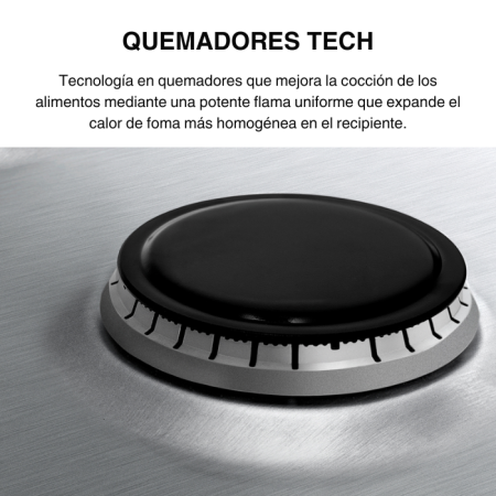 ESTUFA MABE 76CM ENC. ELEC SILVEER EM7646BSISO - Image 8