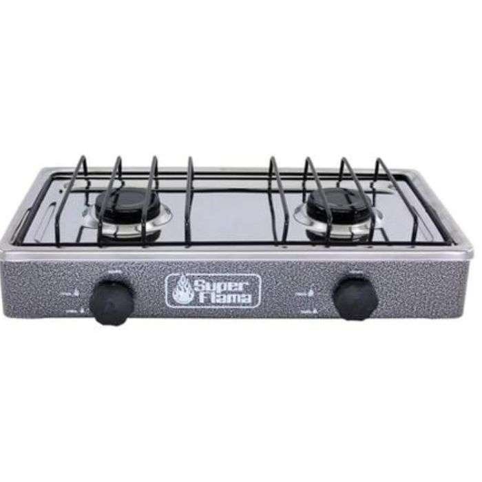 PARRILLA DE GAS 2 QUEMADORE SUPER/FLAMA 2Q T/1