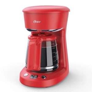 CAFETERA OSTER ROJA 12TZS BVSTDCP12R T/1