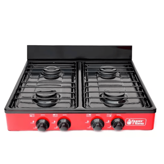 PARRILLA DE GAS 4 QUEMADORES SUPER FLAMA 4QTA T/1