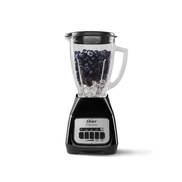 LICUADORA OSTER 550W KALIMAN 2 VEL NEGRO BLSTKAG-BPB (VASO DE VIDRO) - Image 1