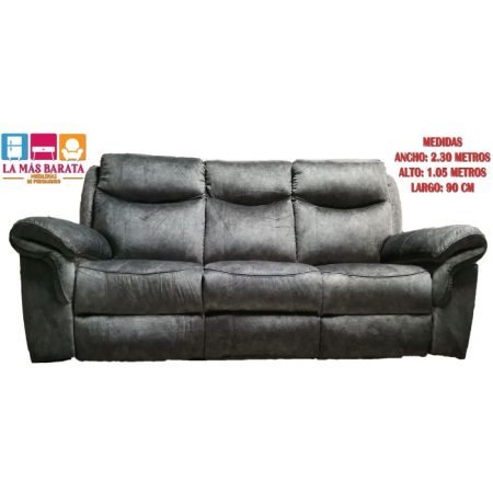 SALA CARES TWIN FALLS 3-2-1 GRIS - Image 2