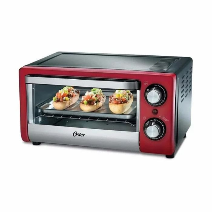 HORNO TOSTADOR OSTER   4 REBANADAS TSSTV10LTR ROJA - Image 1