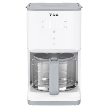 CAFETERA DE GOTEO TFAL 12 TAZAS BLANCO CN6931MX T/1