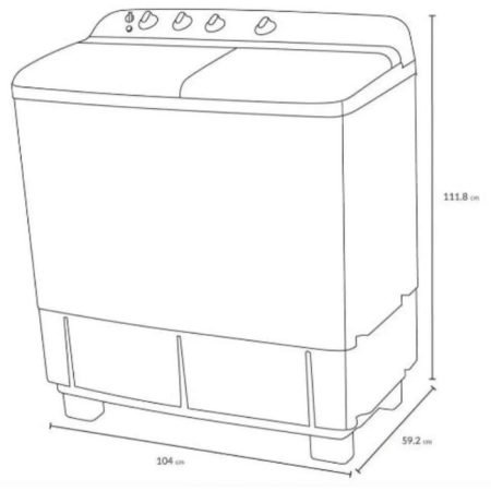 LAVADORA WINIA 2 TINAS 26KG DWM-KS23PBA - Image 3