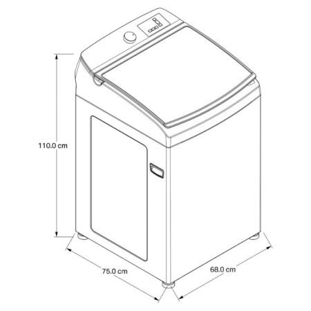 LAVADORA WHIRPOOL 18KG GRIS WWH18ATALN T/1 - Image 3