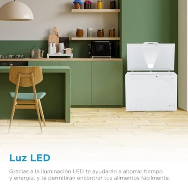 CONGELADOR MIDEA 06 P BLANCO MDRC142FGM01 - Image 4