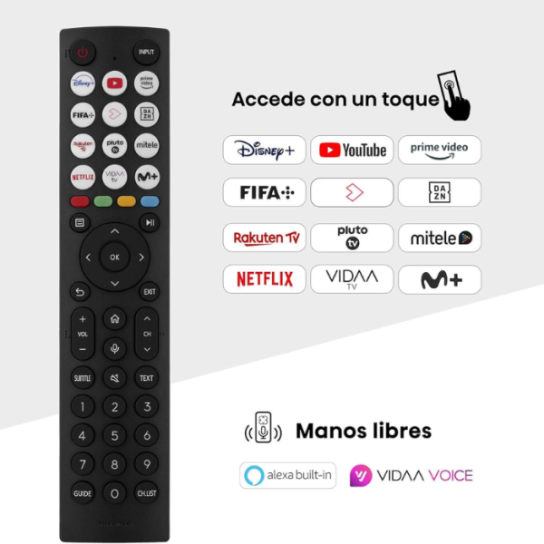 PANTALLA HISENSE 4K SMART VIDAA 50A6NV T/1 - Image 8