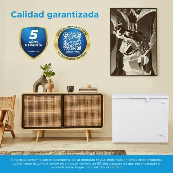CONGELADOR MIDEA 06 P BLANCO MDRC142FGM01 - Image 8