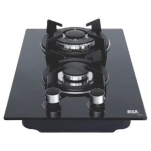 PARRILLA DISA DE EMPOTRAR CRISTAL TEMPLADO 2 QUEMADORES PAEMC-2 T/1