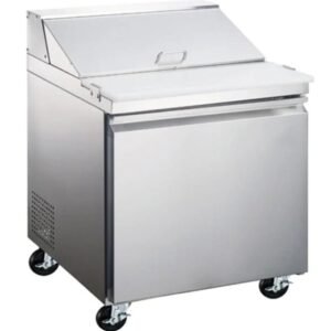 Mesa de Preparación Refrigerada Ensalada Icehaus ME‑1P‑SS‑01 – 70 cm, 0 °C a 4 °C, 1 Puerta