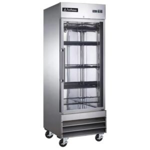 Refrigerador Comercial Vertical Icehaus RV‑1PC‑SS‑01 – 21 pies³ (650 L), Puerta de Cristal