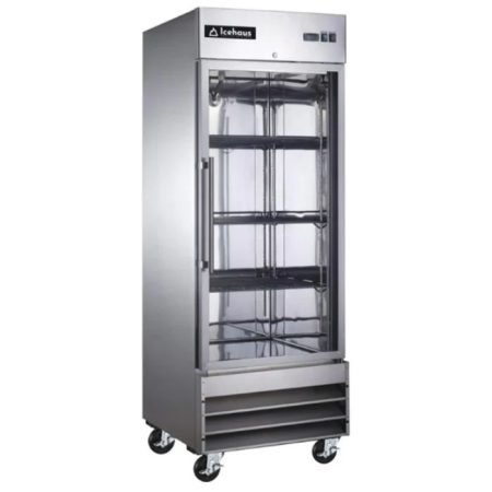 Congelador Vertical Comercial Icehaus CV‑1PC‑SS‑01 – 21 pies³ / 650 L con Puerta de Cristal