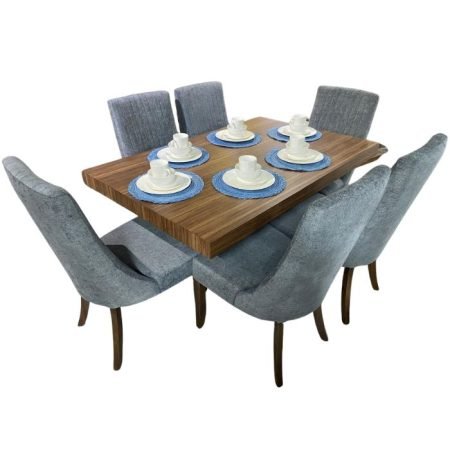 COMEDOR LOMA ALTA SALVATORE WALNUT DIRECTO C/PEDESTAL