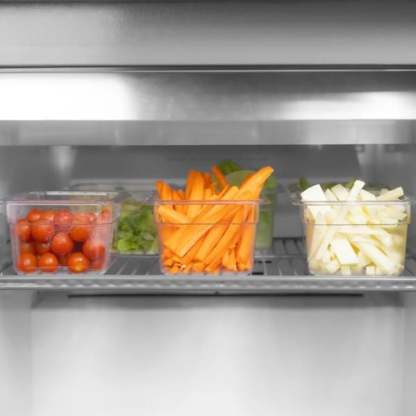 Rhino Mersal‑27 – Mesa Refrigerada 198 L | 8 Insertos | Acero Inoxidable - Image 3
