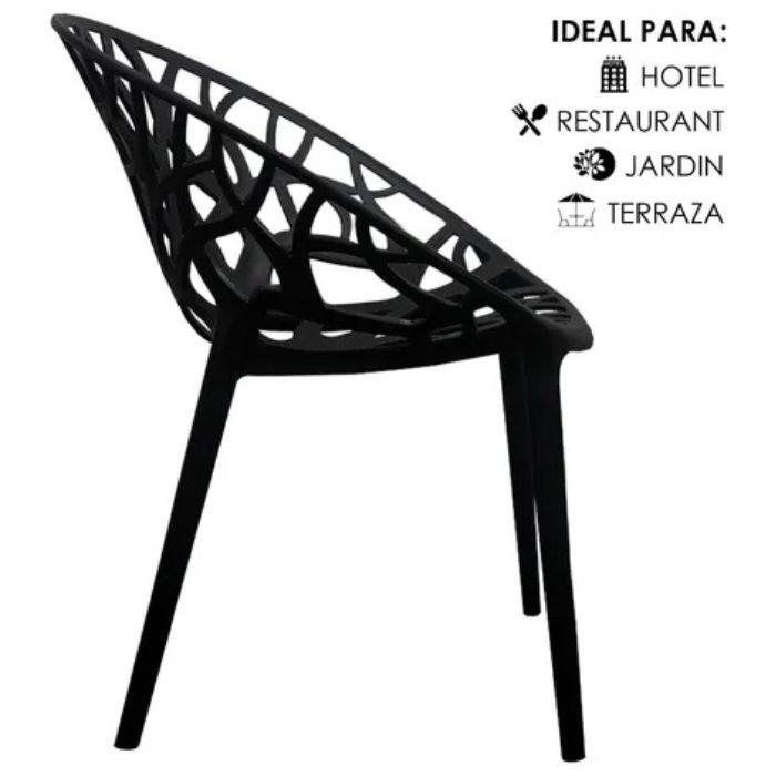 SILLA Y240955 NEGRA T/1 - Image 2