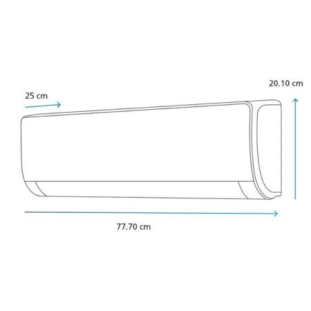AIRE ACONDICIONADO MABE MMT12HABWCATMI1 MINI 12K FRIO/CALOR T/1 - Image 3