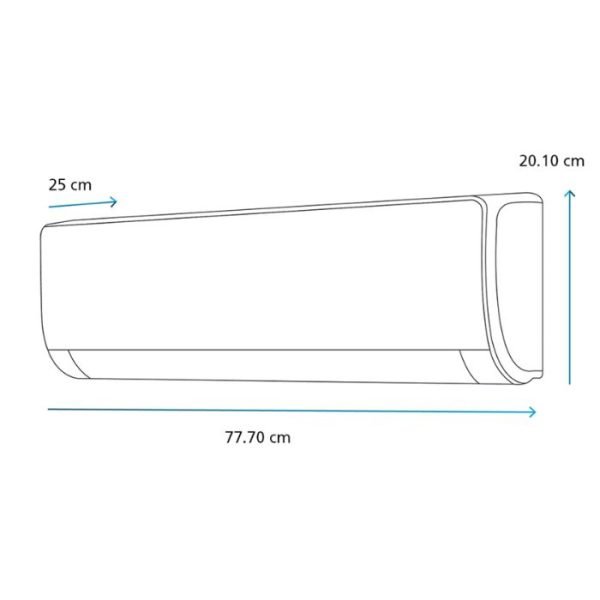 AIRE ACONDICIONADO MABE MMT12HABWCATMI1 MINI 12K FRIO/CALOR T/1 - Image 3