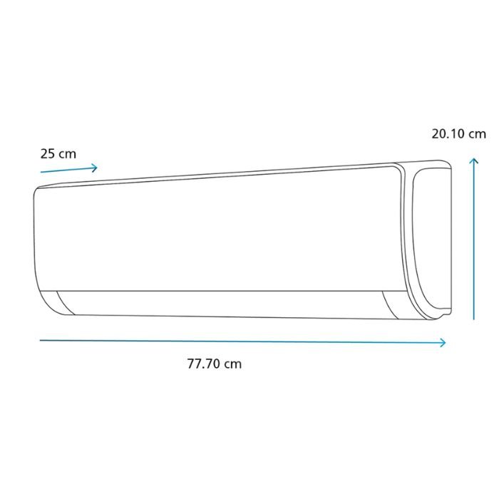 AIRE ACONDICIONADO MABE MMT12HABWCATMI1 MINI 12K FRIO/CALOR T/1 - Image 3