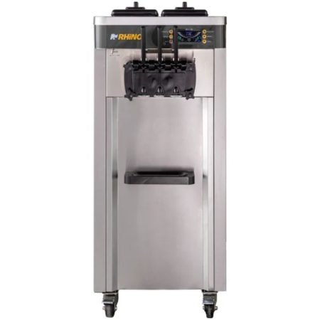 Rhino HELA‑25P – Máquina de Helado Suave 25 L/h | 3 Dispensadores