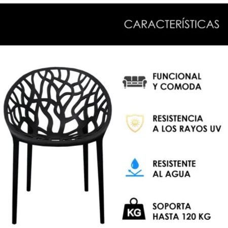 SILLA Y240955 NEGRA T/1 - Image 4
