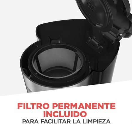CAFETERA BLACK DECKER CM0755S-MX ACERO 5 TAZAS - Image 9
