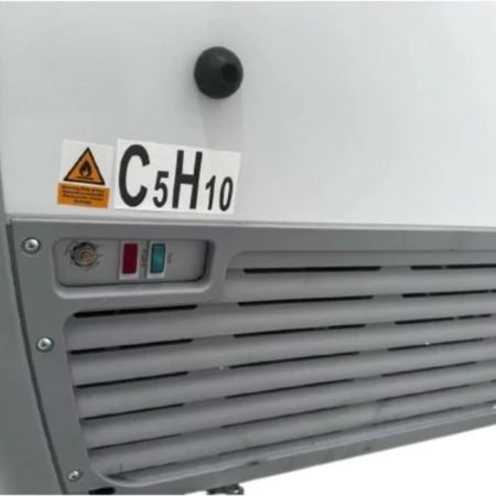 Congelador Paletero Icehaus CHPC‑160 – 160 L con Tapa de Cristal Curvo y Acero Inoxidable - Image 6