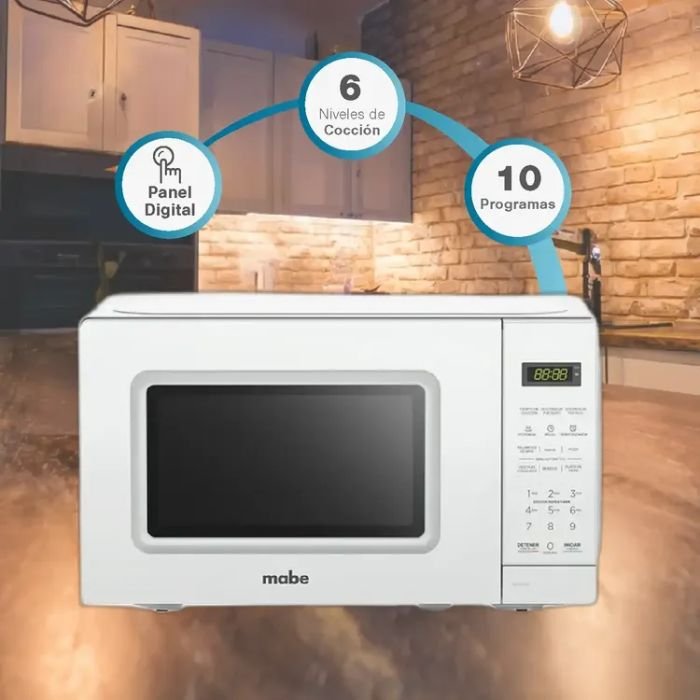 HORNO MICROONDAS MABE 0.7P3 BLANCO HMM07BR T/1 - Image 6