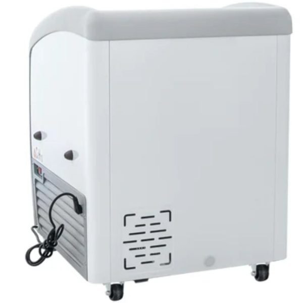 Congelador Paletero Icehaus CHPC‑160 – 160 L con Tapa de Cristal Curvo y Acero Inoxidable - Image 7