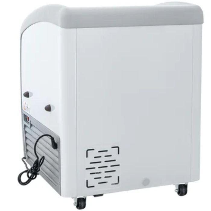 Congelador Paletero Icehaus CHPC‑160 – 160 L con Tapa de Cristal Curvo y Acero Inoxidable - Image 7