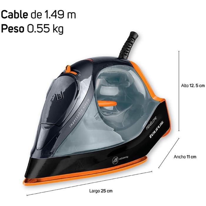PLANCHA DE VAPOR  PENELOPE TAURUS M91809800 NARANJA T/1 - Image 7
