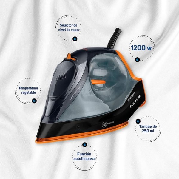 PLANCHA DE VAPOR  PENELOPE TAURUS M91809800 NARANJA T/1 - Image 8