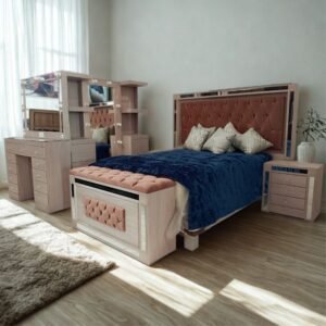 RECAMARA VELAZQUEZ MELANY KENIA MARRON KS TERCIOPELO ROSA BELLA 5702 T/2