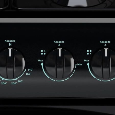 ESTUFA ACROS 20" NEGRO NAW1001B - Image 2