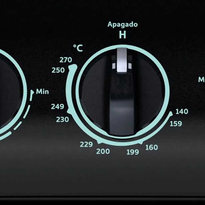 ESTUFA ACROS 20" NEGRO NAW1001B - Image 5