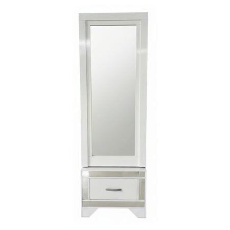 RECÁMARA VELÁZQUEZ CRISTAL FLOTER BLANCA CON DIAMANTES - Image 3