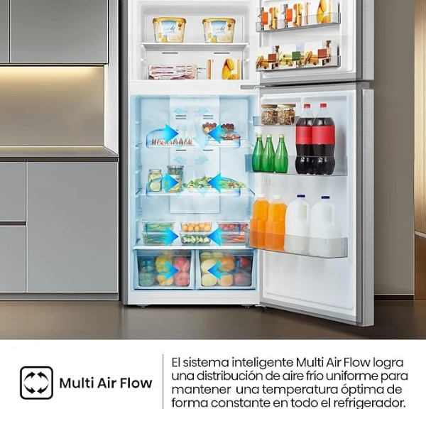 REFRIGERADOR HISENSE RT19N6ACX 19P3 SILVER T/1 - Image 4