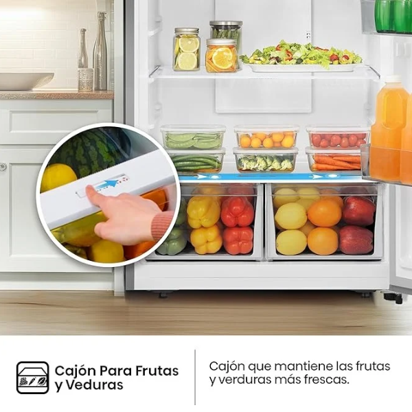 REFRIGERADOR HISENSE RT19N6ACX 19P3 SILVER T/1 - Image 5