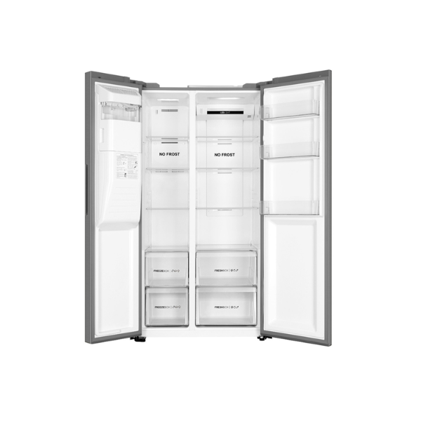 REFRIGERADOR MABE HAIER 19P3 29TS DESP DE AGUA Y HIELOS SILVER HSM541HMNSS0 - Image 3