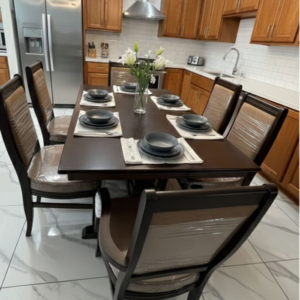 COMEDOR EMMAN FRIDA TABACO JR 6/S