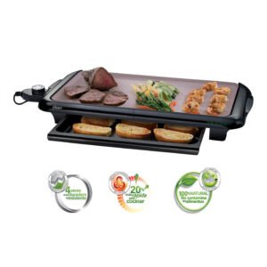 PARRILLA OSTER E-CKSTGRFM18W ELECTRICA ACERO INOX