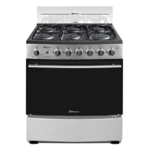 ESTUFA KOBLENZ  EK-1131 VENECIA 6QUEM ACERO INOX.