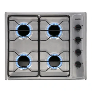 PARRILLA DE EMPOTRAR INOX. 4 QUEM. MANUAL