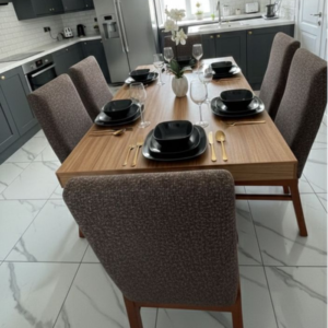 ANTECOMEDOR TIGUI YAGUI TECALITLAN MDF CHAPA PAROTA 6/SILLA OSLO C.