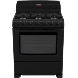 ESTUFA MABE EM7630BAPNO DE 76CM ENC ELECT CUB PORCELANIZADA 6 QUEM NEGRA