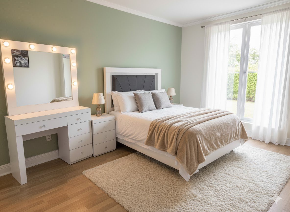 RECAMARA ARJOVIC YENI QUEEN BLANCA TAPIZ GRIS