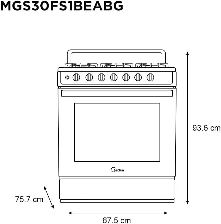 estufa midea mgs30fs1biabgf t1 estufa midea mgs30fs1biabgf t1